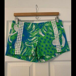 Lilly Pulitzer Liza Shorts Roar Of The Jungle Size 2